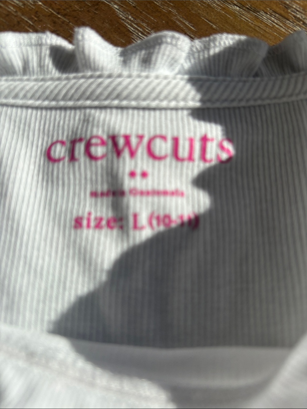 Crewcuts White Ruffle-Trim Ribbed Tank - Picture 2 of 2